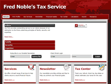 Tablet Screenshot of frednoble.com